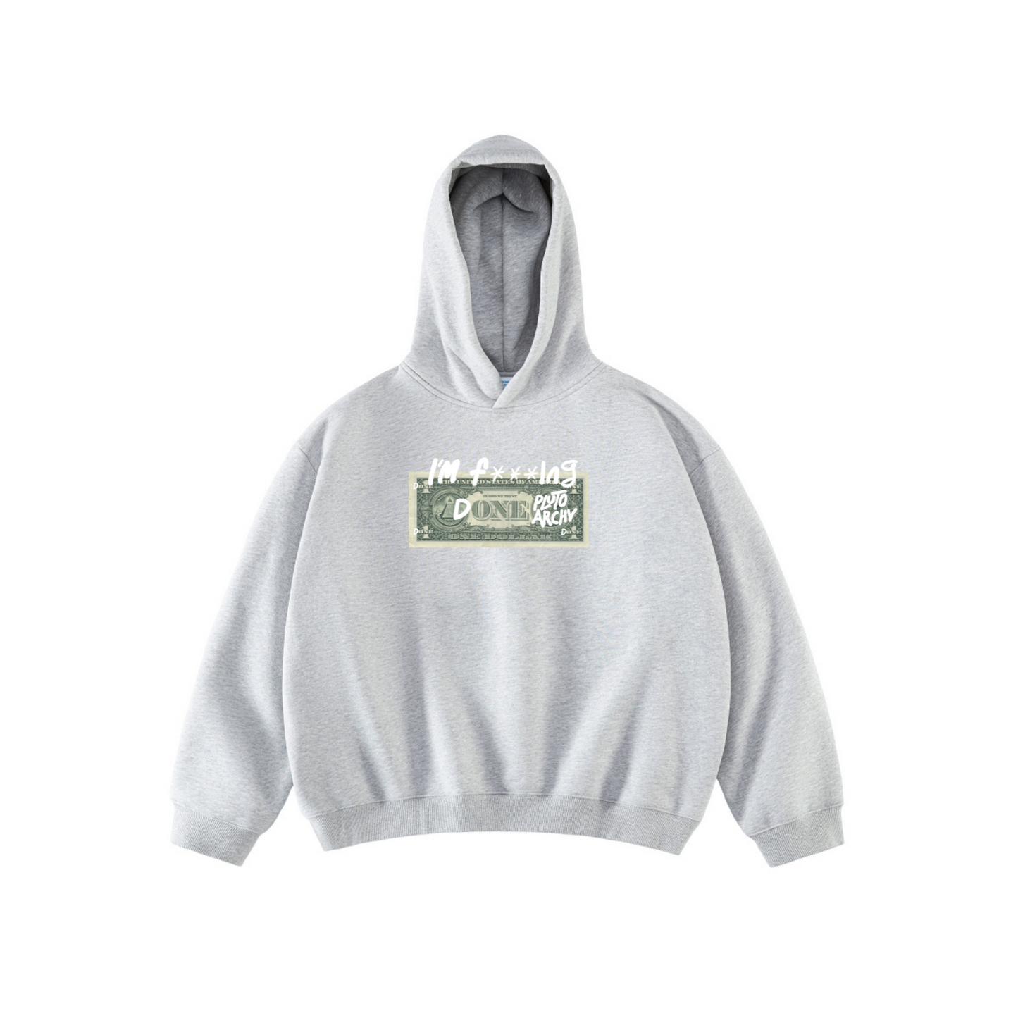 I’M F* DONE Fleeced Boxy Hoodie
