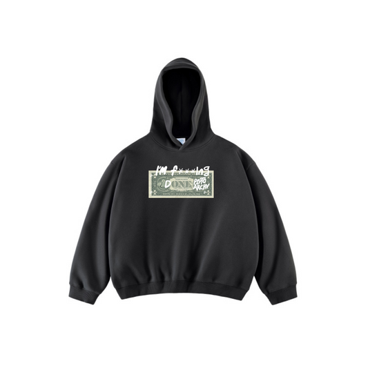 I’M F* DONE Fleeced Boxy Hoodie